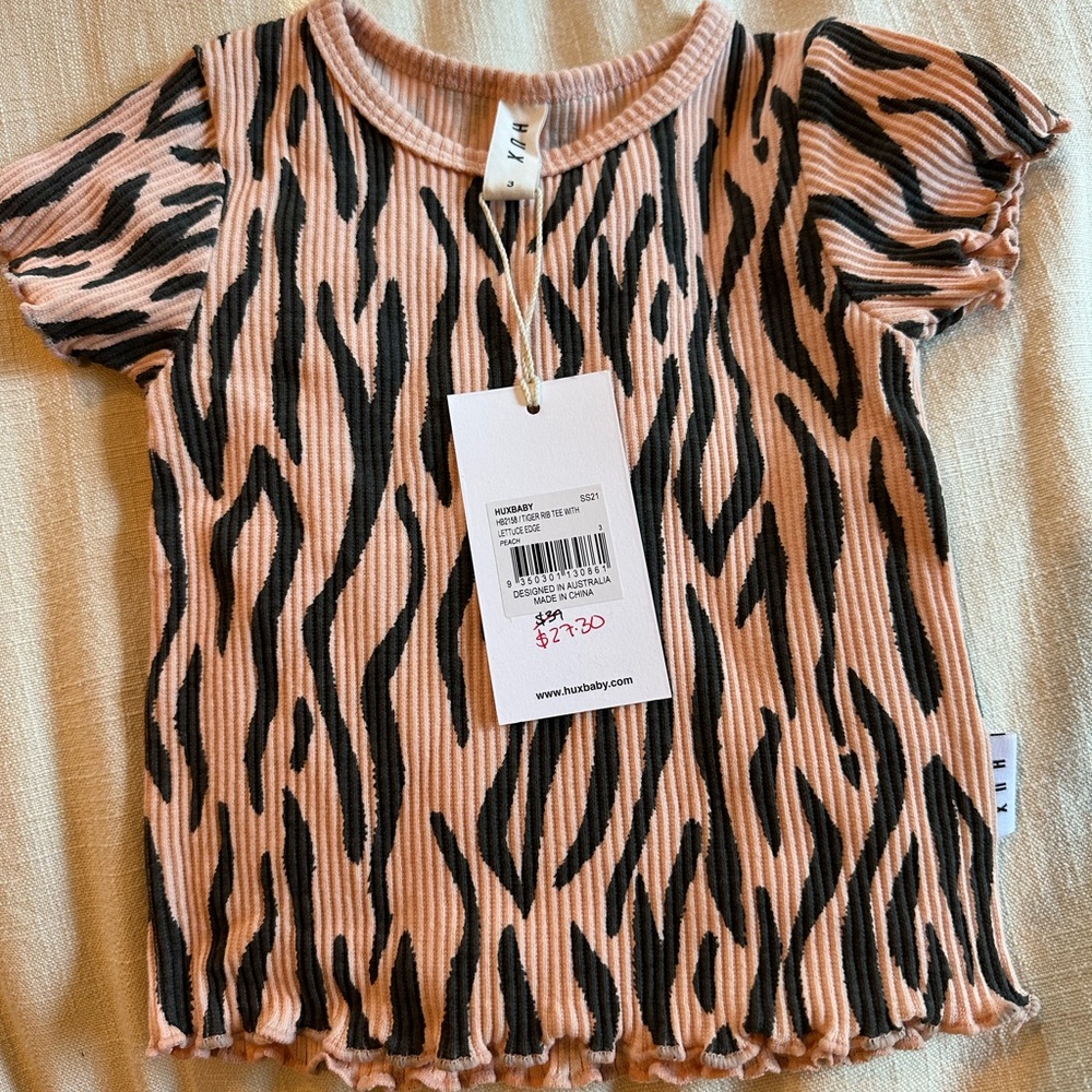 HUXbaby zebra shirt